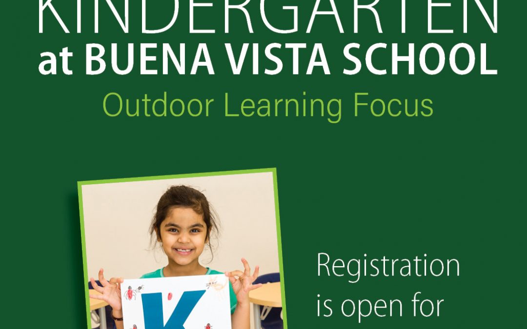 Kindergarten at Buena Vista School  – Outdoor Learning Focus