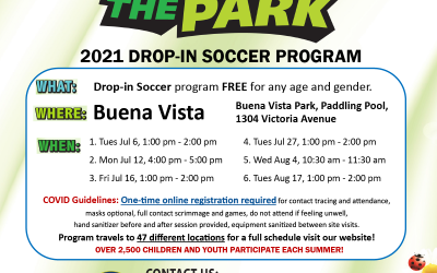 Kids in the Park Free Drop-In Soccer Program